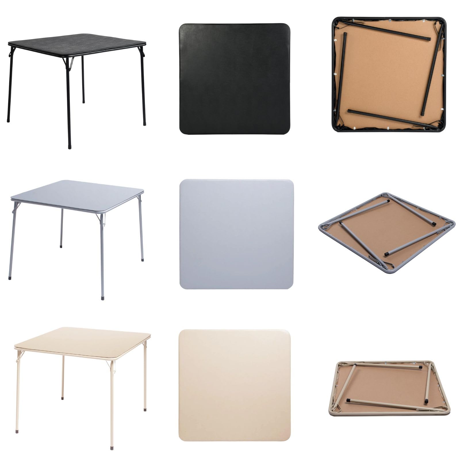 FurnitureR Klappbarer Haustiertisch 86×86×71 cm, Stabiler Pflegetisch für Hunde & Katzen, Faltbarer PVC-Tisch mit Metallrahmen, tragbar und platzsparend, ideal für Tierpflege zu Hause & unterwegs