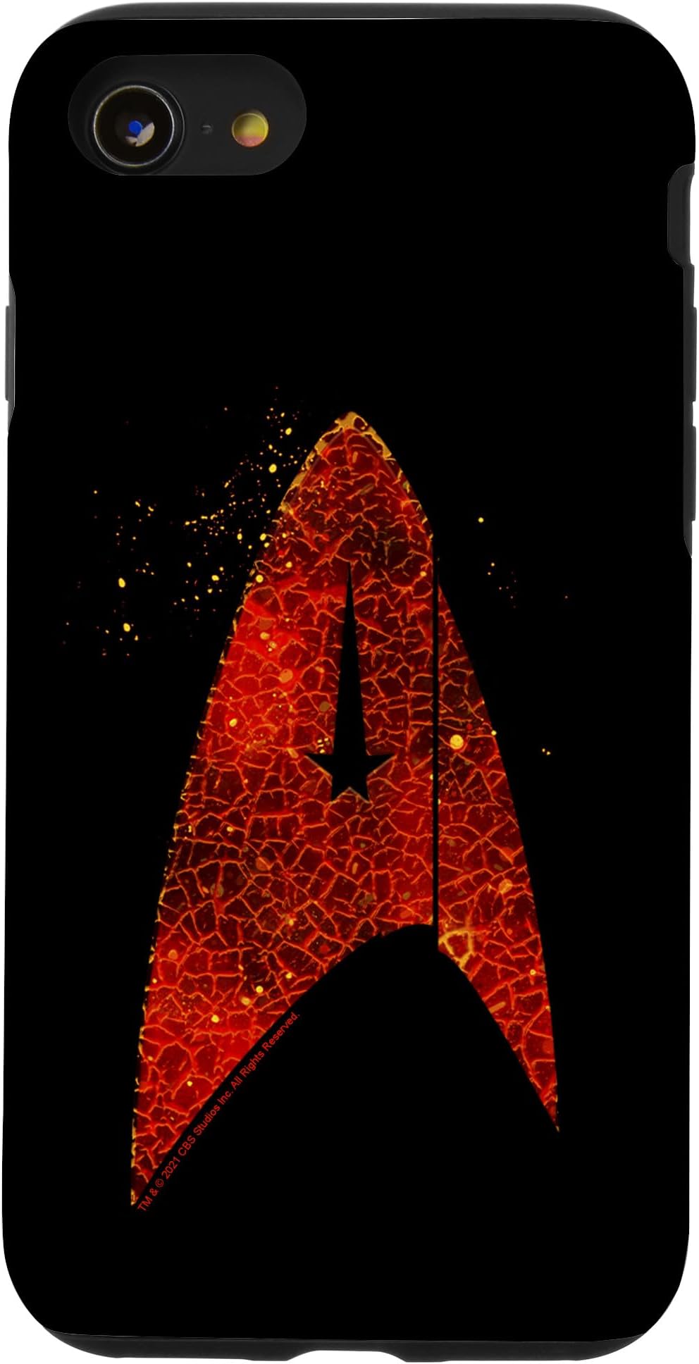 Star Trek: Discovery On Fire Command Insignia Case for iPhone SE (2020) / 7 / 8