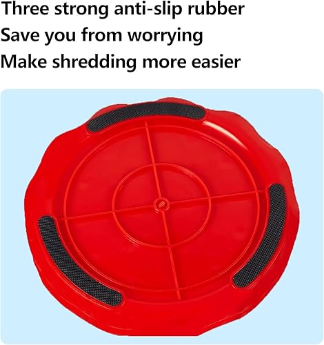 Miniatura 5 de Trituradora de pollo, trituradora de pechuga de pollo visible, herramienta giratoria con máquina trituradora de carne grande, mango ergonómico, apto