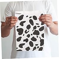 Vista 5 de RORPOIR Paquete de 12 bolsas de papel para decoración de recuerdos de fiesta y diseño de asa de almacenamiento