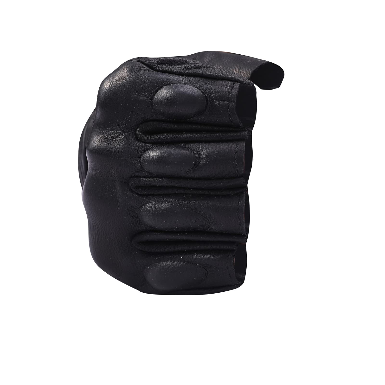 Fingerlose Handschuhe Herren,Motorrad Handschuhe Herr,Motorradhandschuhe Lederhandschuhe,Halber Finger Ungefüttert Motorrad Outdoor Autohandschuhe