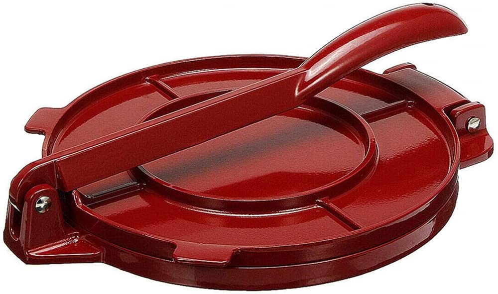 YRHH Tortilla Press, Aluminum Chapati Tortilla Machine, Perfect For Making Homemade Taco Tortillas, Non-Stick Coating, Lightweight And Compact Design