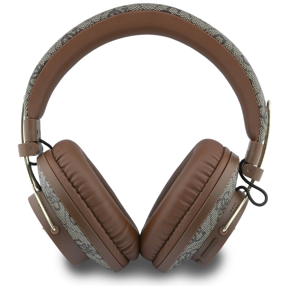 CG MOBILE Guess Triángulo Logo Bluetooth ENC Auriculares de diadema (marrón)