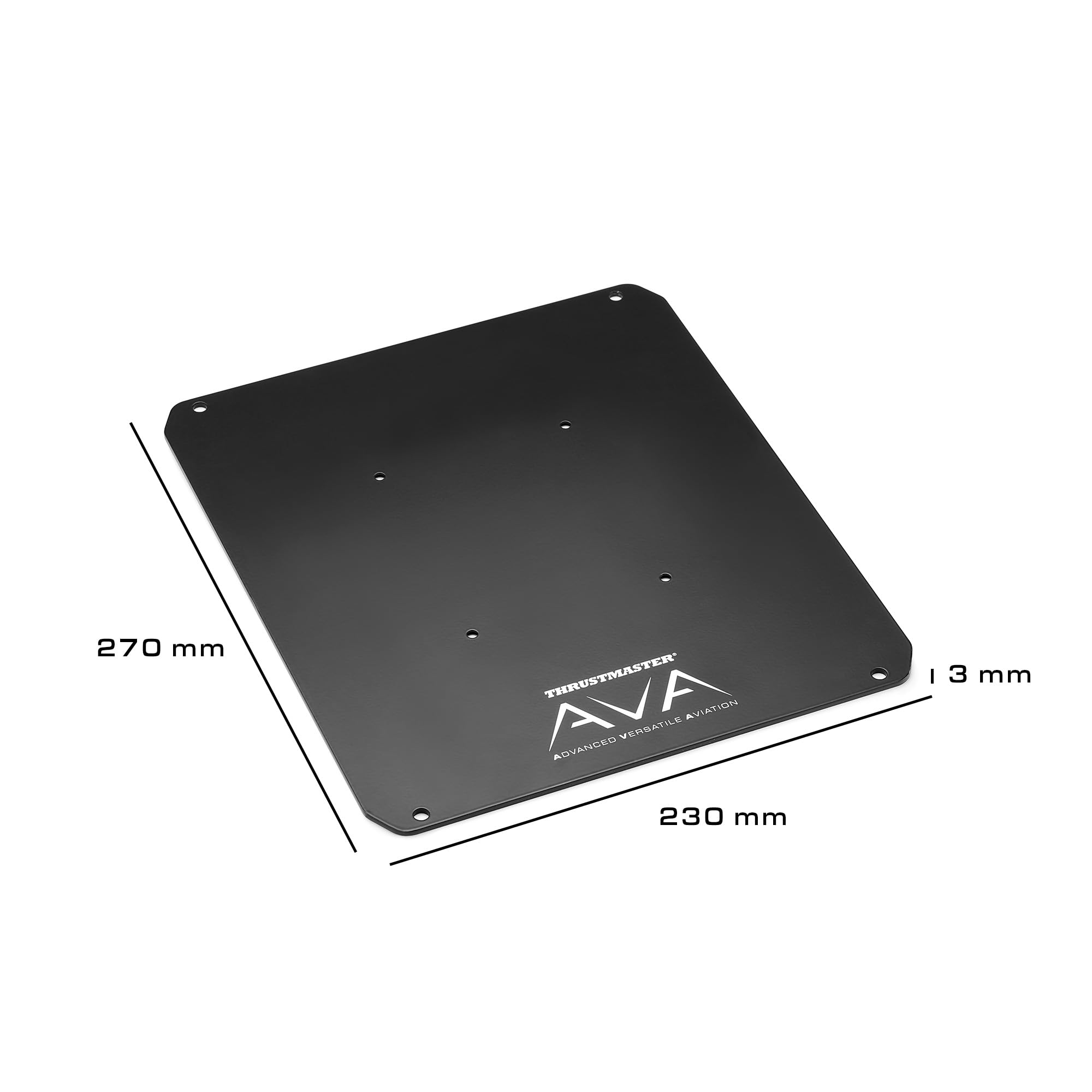 Thrustmaster AVA Desktop Plate - Placa Base de Joystick PC | Placa metálica 23 x 27 cm, 1,5 kg de estabilidad, 4 tornillos incluidos, compatible con AVA y Magnetic Base