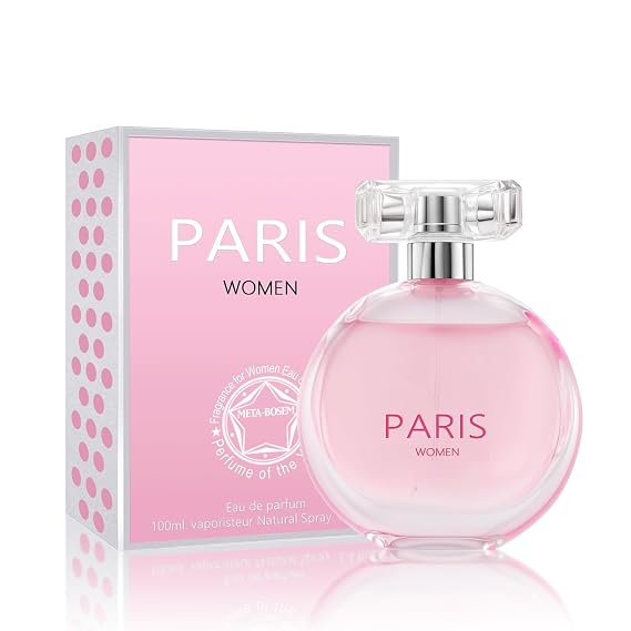 Paris Women Eau de Parfum for Women - Premium Long-Lasting Perfume Spray, 100ml / 3.4 fl oz