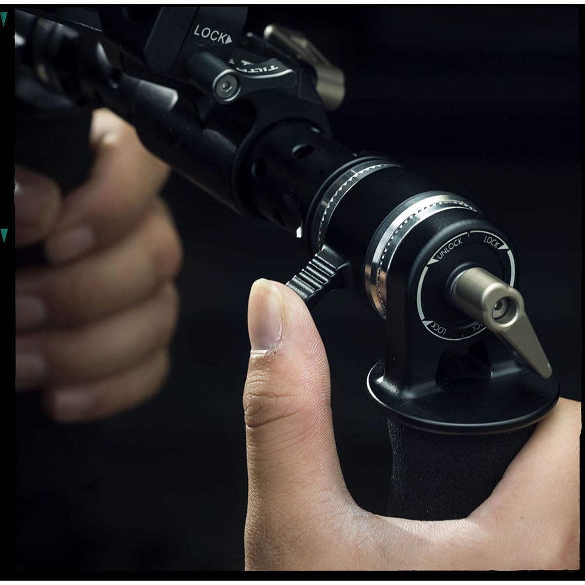 Quick Adjust Rosette Adapter - Black | Secure Connection | Compatible | Enhanced Comfort | Durable & Lightweight (Pair)