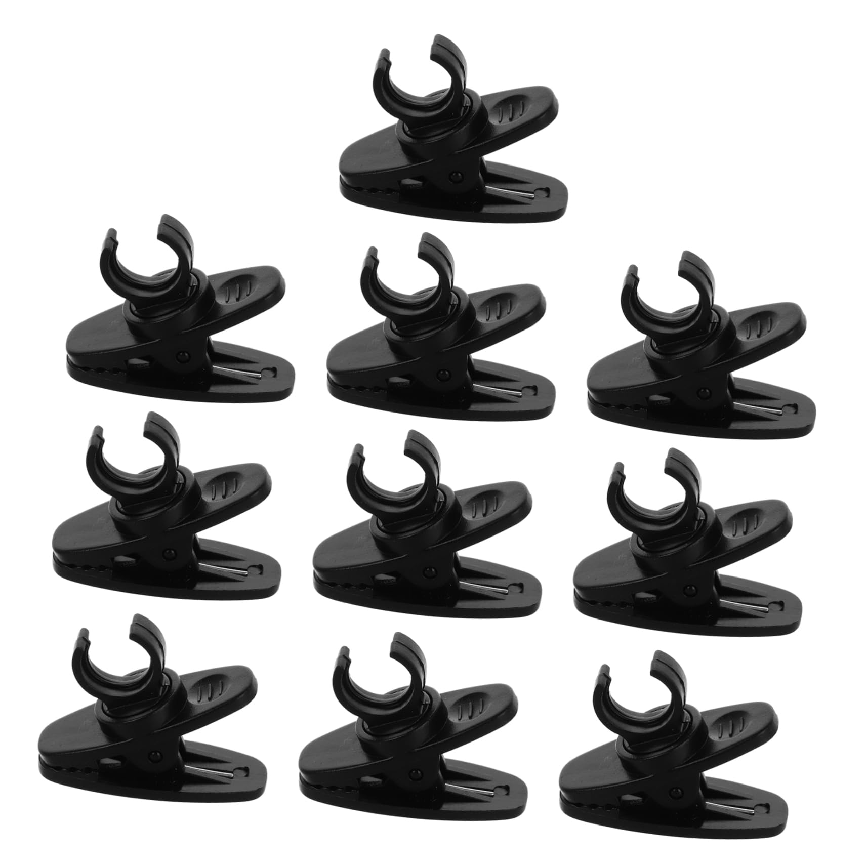 Abaodam 10pcs Lavalier Microphone Clips Secure Tie Clips for Men Women Compatible with Various Mic Types for Audio Setups Backup Needs