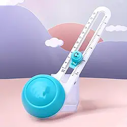 Cortador de papel circular, cortador de círculo rotativo, cortador de papel, ferramenta de scrapbooking para arte e artesanato faça você mesmo, confecção de cartões