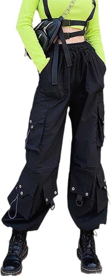 Amazon.com: TZFCHRCOV Pantalones cargo para mujer, estilo coreano,  primavera, verano, Harajuku, ropa de calle, talla grande, pantalones  sueltos, pantalones femeninos : Ropa, Zapatos y Joyería