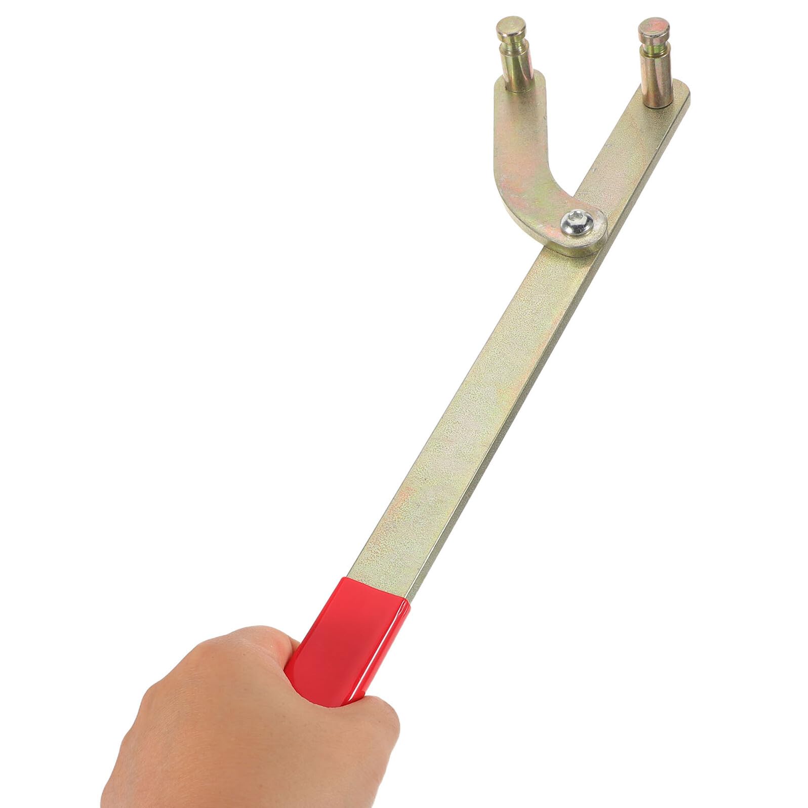 Strumento di Bloccaggio Puleggia Regolabile in Acciaio al Carbonio per Albero a Camme, Utensile per Cinghia di Distribuzione e Manutenzione Motore, Supporto Puleggia per Officina