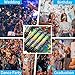 12 Inch Confetti Cannon Multicolor Confetti Popper Party Shooter for Wedding Birthday Graduation Celebration, 5 Pack Biodegradable Confetti Shooter Launches 20-26 ft
