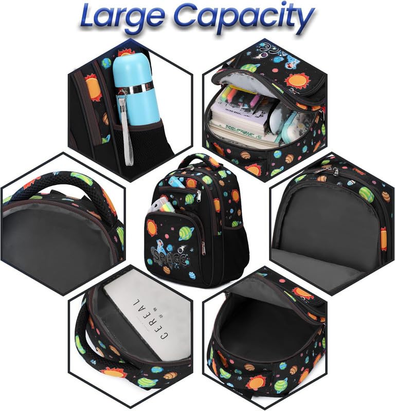 Image of Frantic RR4Zipper Waterproof Polyester 26 L School Bag Backpack Bag Daypack Picnic Bag For Boys & Girl