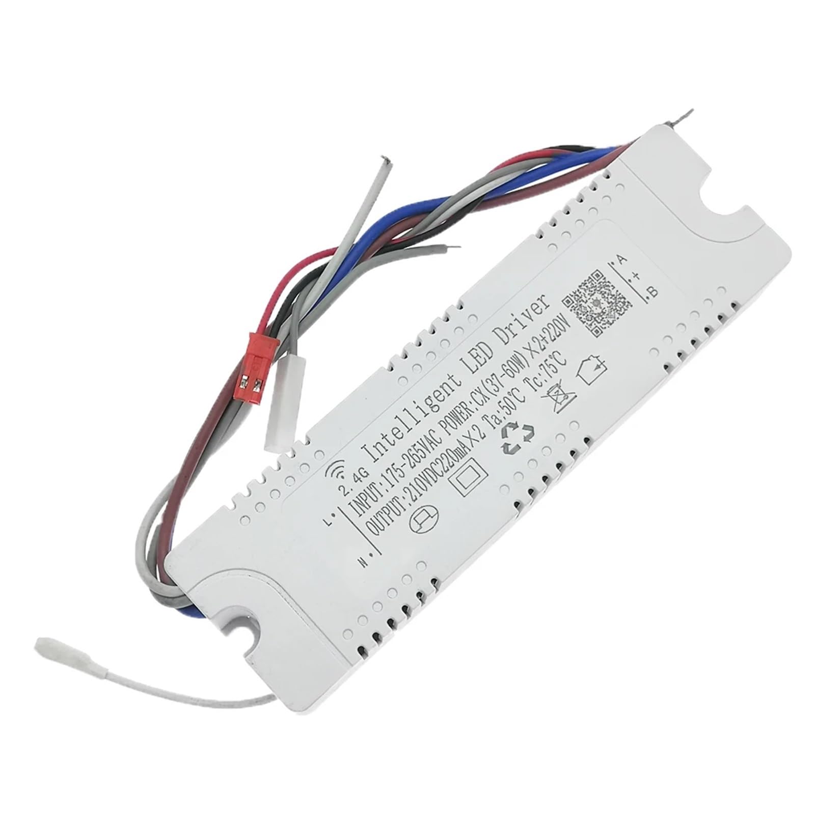 1-5 sztuk 2.4G Inteligentny kontroler LED 37-60Wx2 + 220V ze zdalną aplikacją i kontrolą ściemniania kolor zmienna lampa (1PCS-WITH EXTRA 220V)