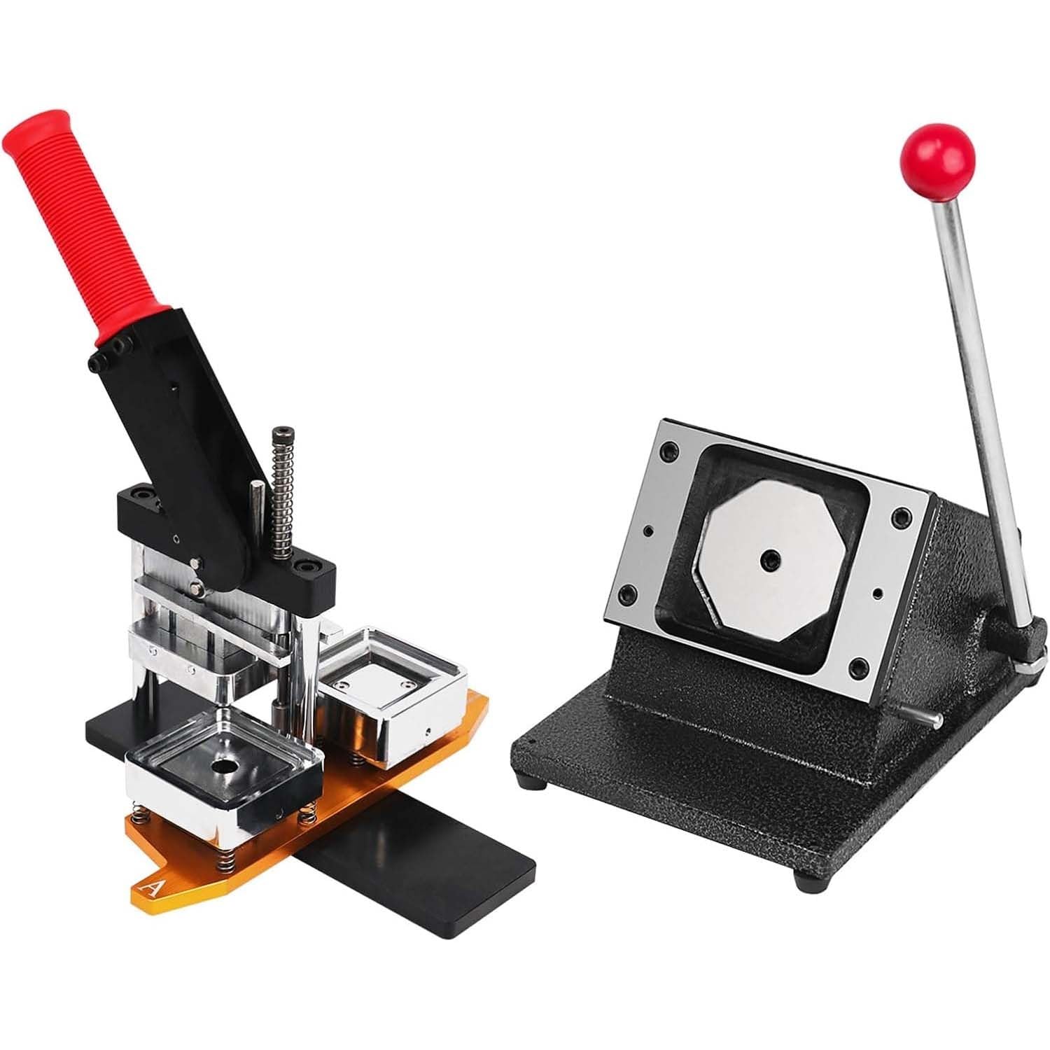 Kühlschrank Magnet Hersteller Maschine, Vielseitiges Werkzeug Für 6.35x6.35 cm Quadratische Abzeichen, Ein Unterhaltsamer Zeitvertreib Für Familienabende Kreative(Starter Kit)