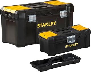 STANLEY Essential Plastic with Metal Latches Combo Tool Box