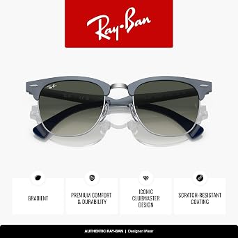Amazon | [レイバン] RB3507 CLUBMASTER ALUMINUM | サングラス 通販