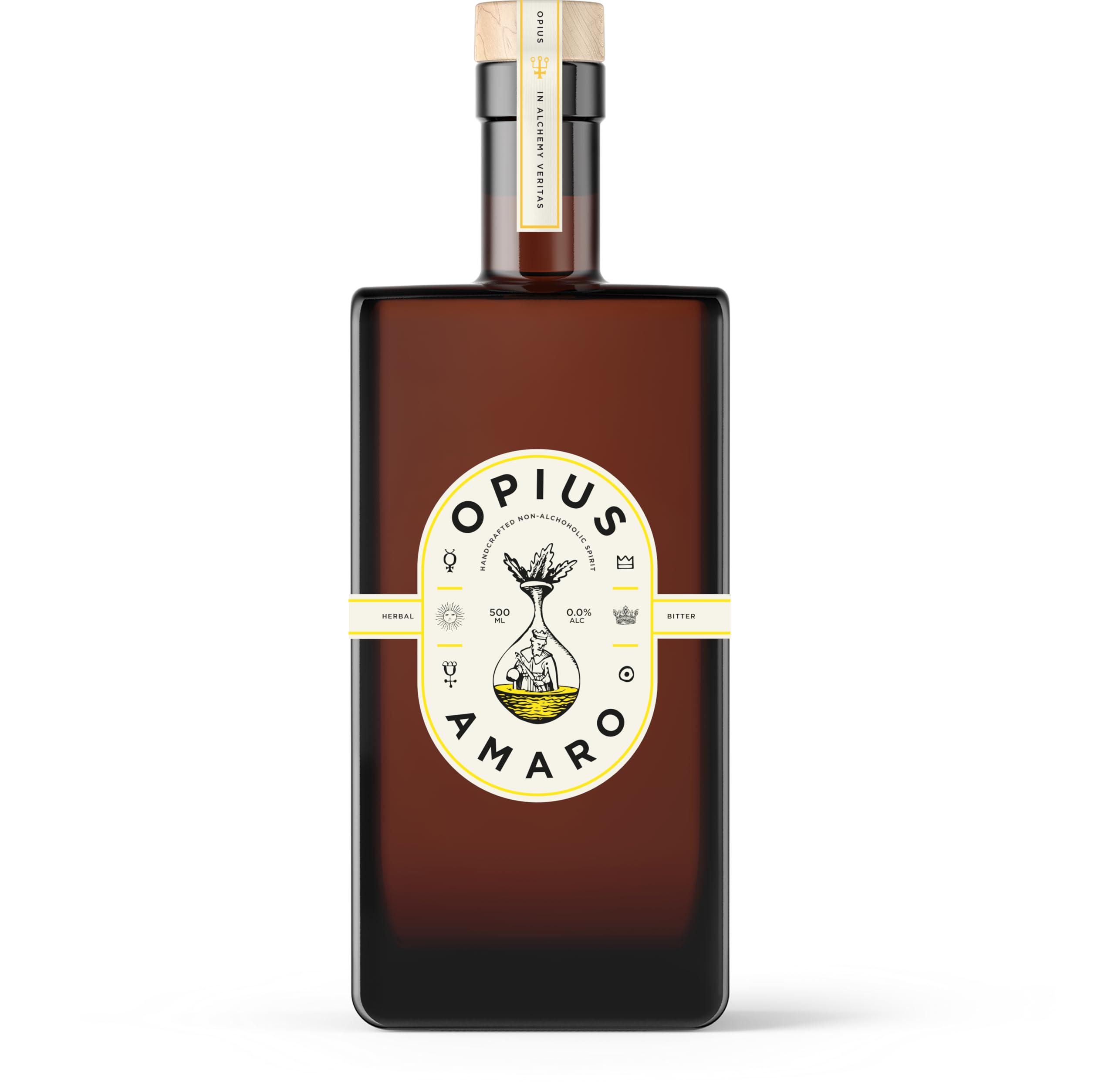 Opius Amaro Alkoholfreies Elixier 50 cl Kräutermischung Zitrus Wermutnoten Cocktails