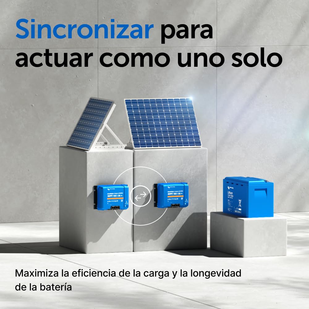 Victron Energy SmartSolar MPPT 100V 50A 12/24V Controlador de Carga Solar con Bluetooth