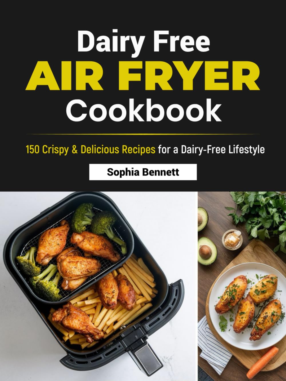 Dairy Free Air Fryer Cookbook: 150 Crispy & Delicious Recipes for a Dairy-Free Lifestyle