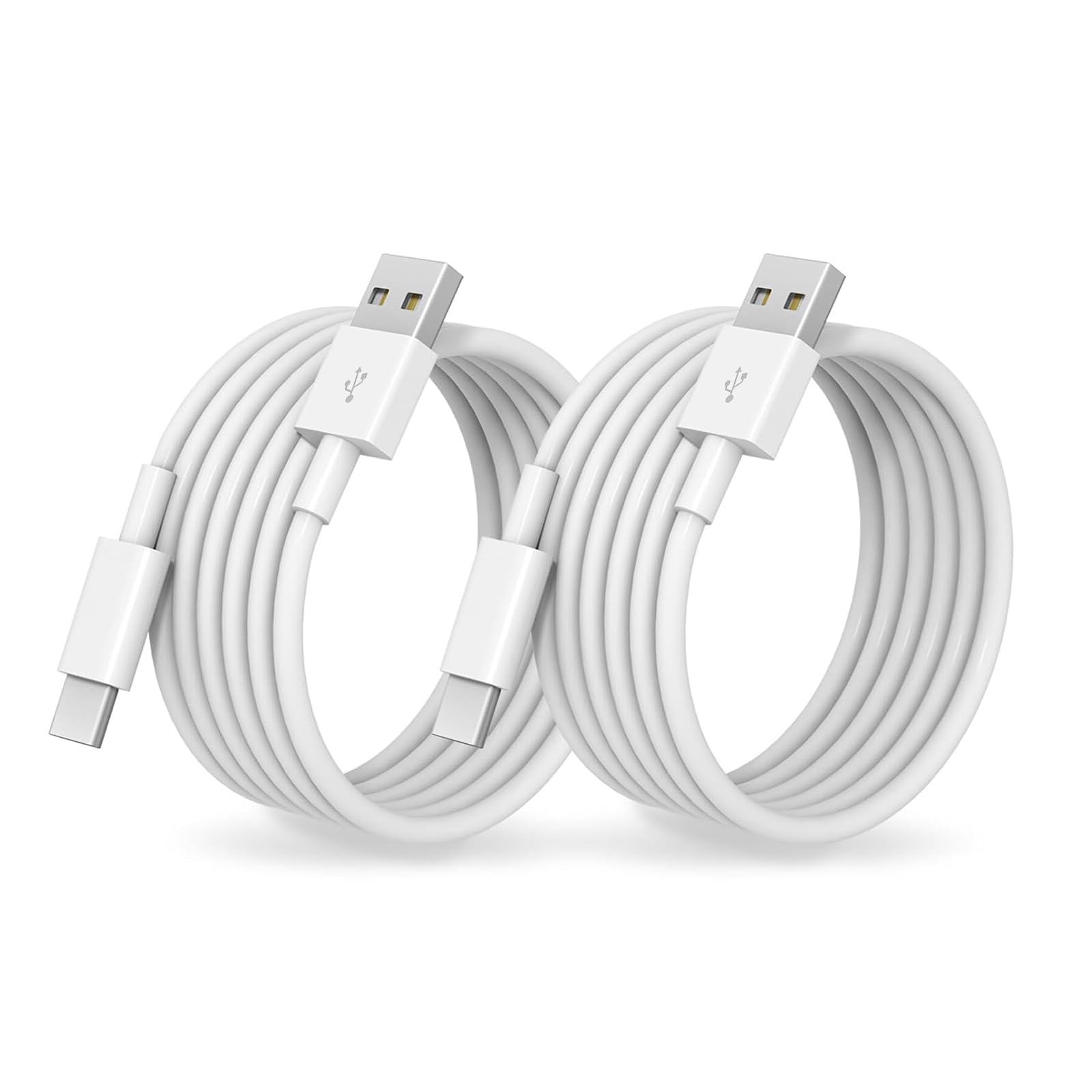 USB-C ケーブル1m 2本組 USB-A to USB-C 3A充電 480Mbps PD非対応 映像出力非対応