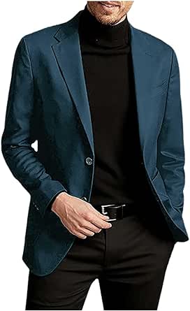 Generisch 2025 Business Casual Katoenen Linnen Kostuumjas voor heren