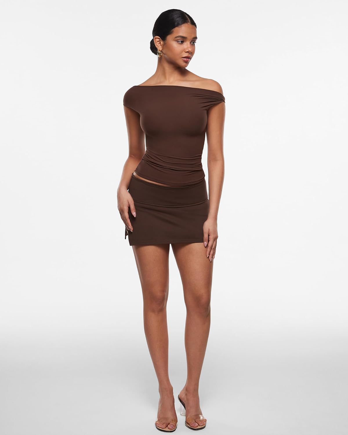 INLYRIC Women's Inbarely Soft Off The Shoulder Top - Image 5