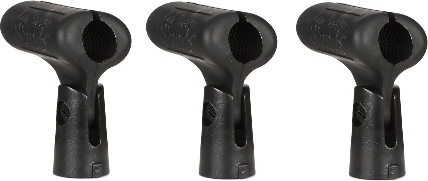 On-Stage Stands MY100 Mic Clip 3-Pack