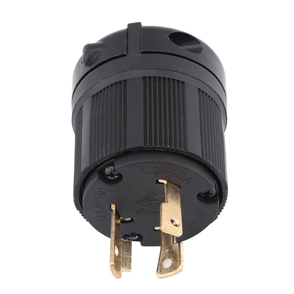 Nеw Arrіvаlѕ NEMA L6-30P 30 Amp 250 Volt Twist Lock Male Plug USA 3 Pole Industrial Grade Grounding 3-Prong Power Generator Plug Black Bеѕt Cуbеr Mоndау 🔥 NEMA L6-30P 30 Amp 250 Volt Twist Lock Male Plug USA 3 Pole Industrial Grade Grounding 3-Prong Power Generator Plug Black