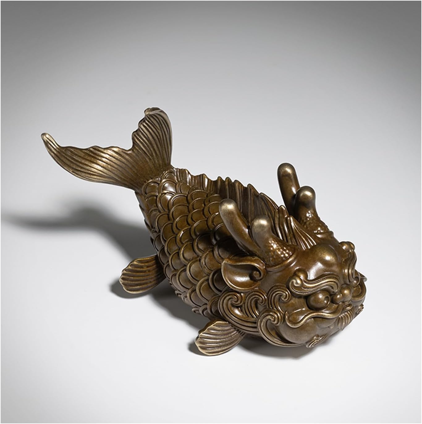 【龍風】美術品　ガラス製　魚　置物 龍風】美術品 ガラス製 魚 置物 龍風】美術品 ガラス製 魚 置物