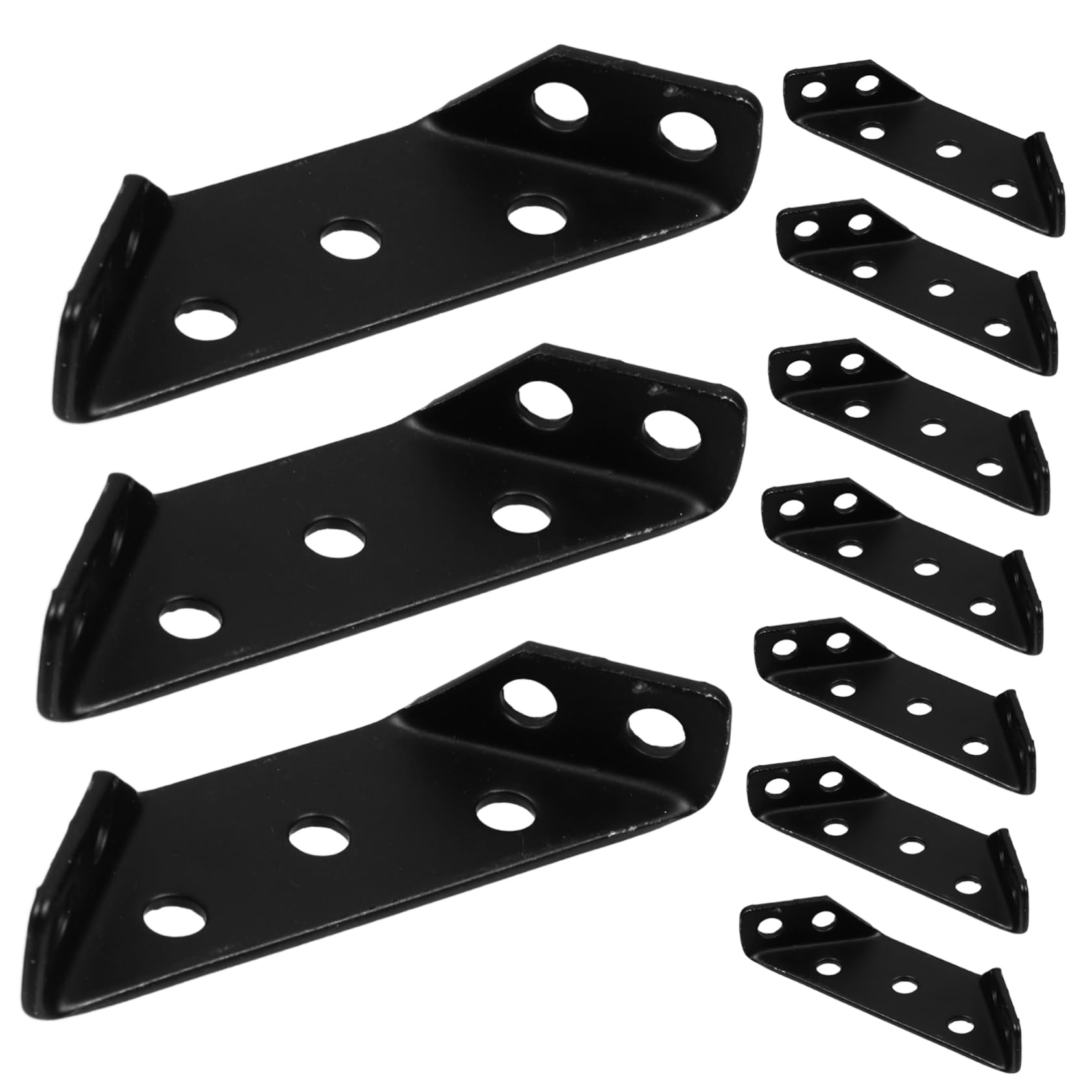 FUNOMOCYA Cabinet Strengthener 20pcs Stainless Steel Corner Brackets Wood Support Secure Connection Easy DIY Installation