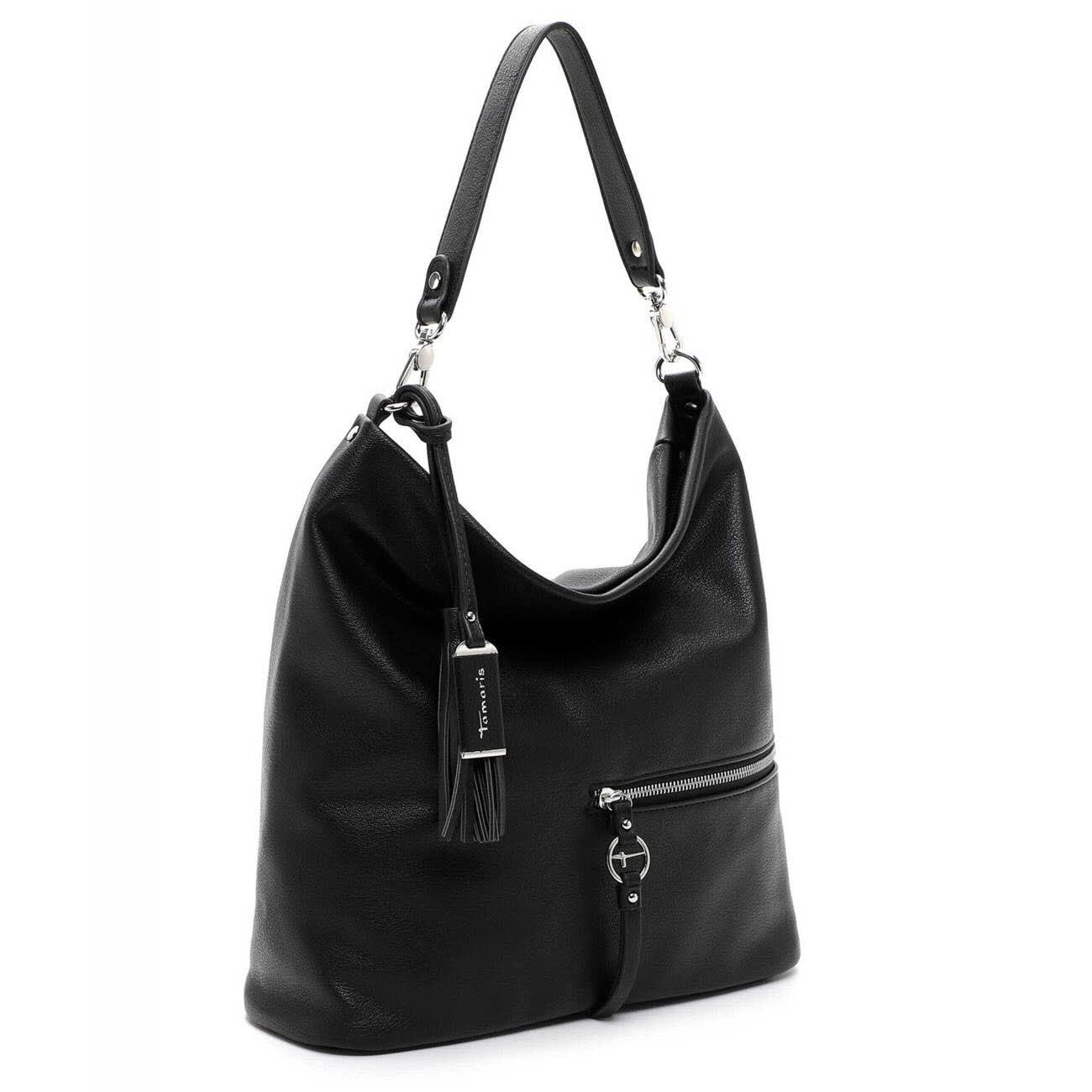 Tamaris Nele Damen Schultertasche Synthetik grau