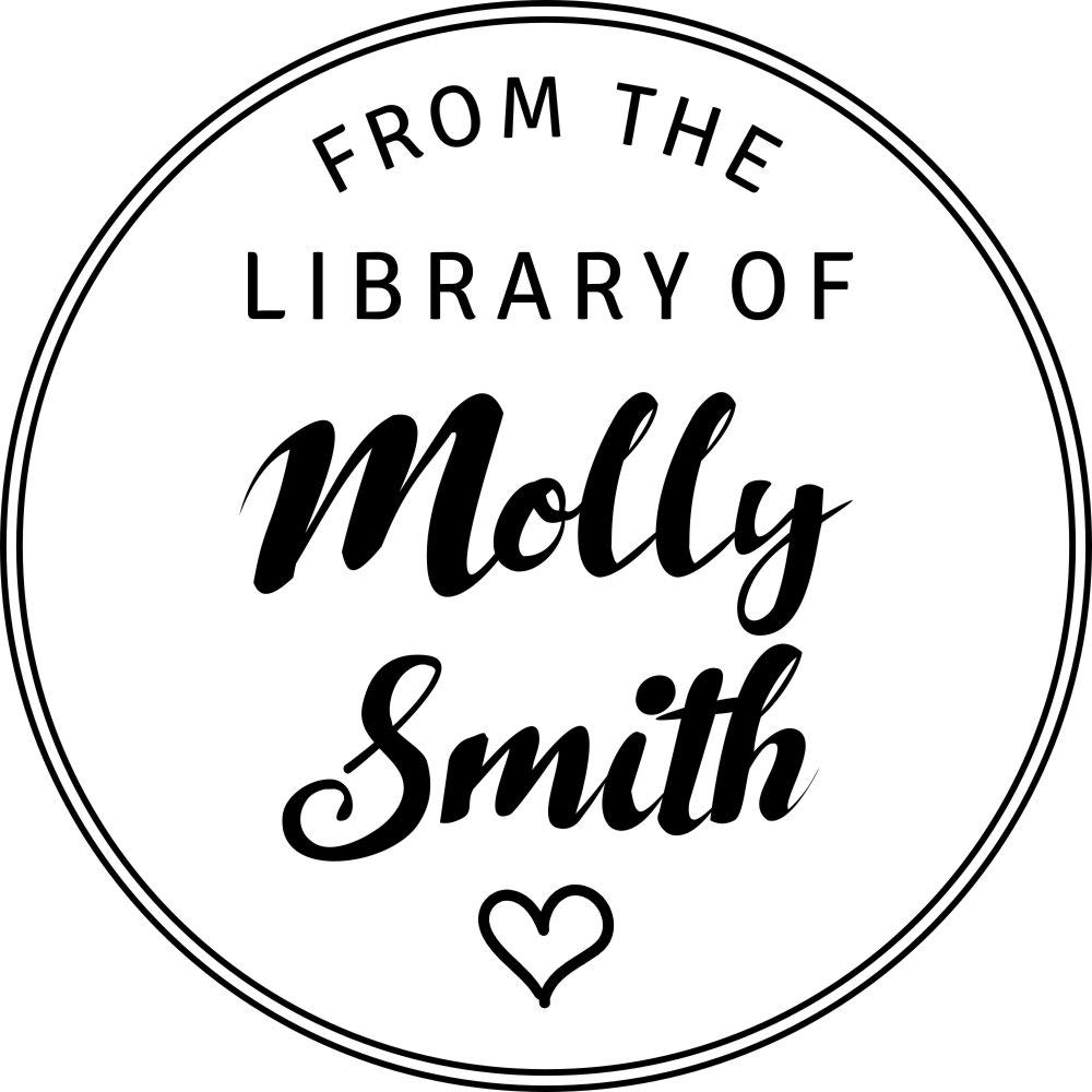 Custom Library Embosser I Multiple Designs I Personalize Your Books! (Design 1)