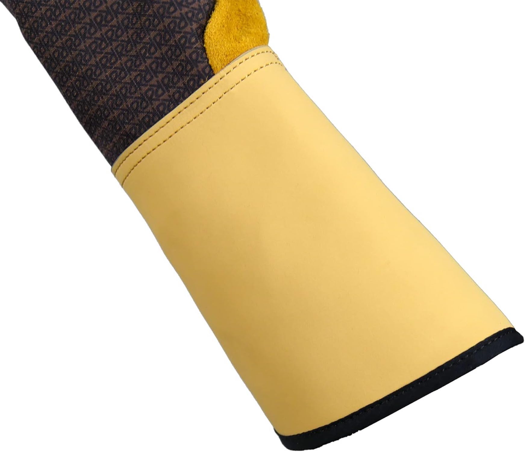 ROSTAING Gants RONCIER - Paire de Gants de Jardinage - Protection Cuir - Gants de Jardinage pour les Épines et Ronces et Gants de Travail, Beige