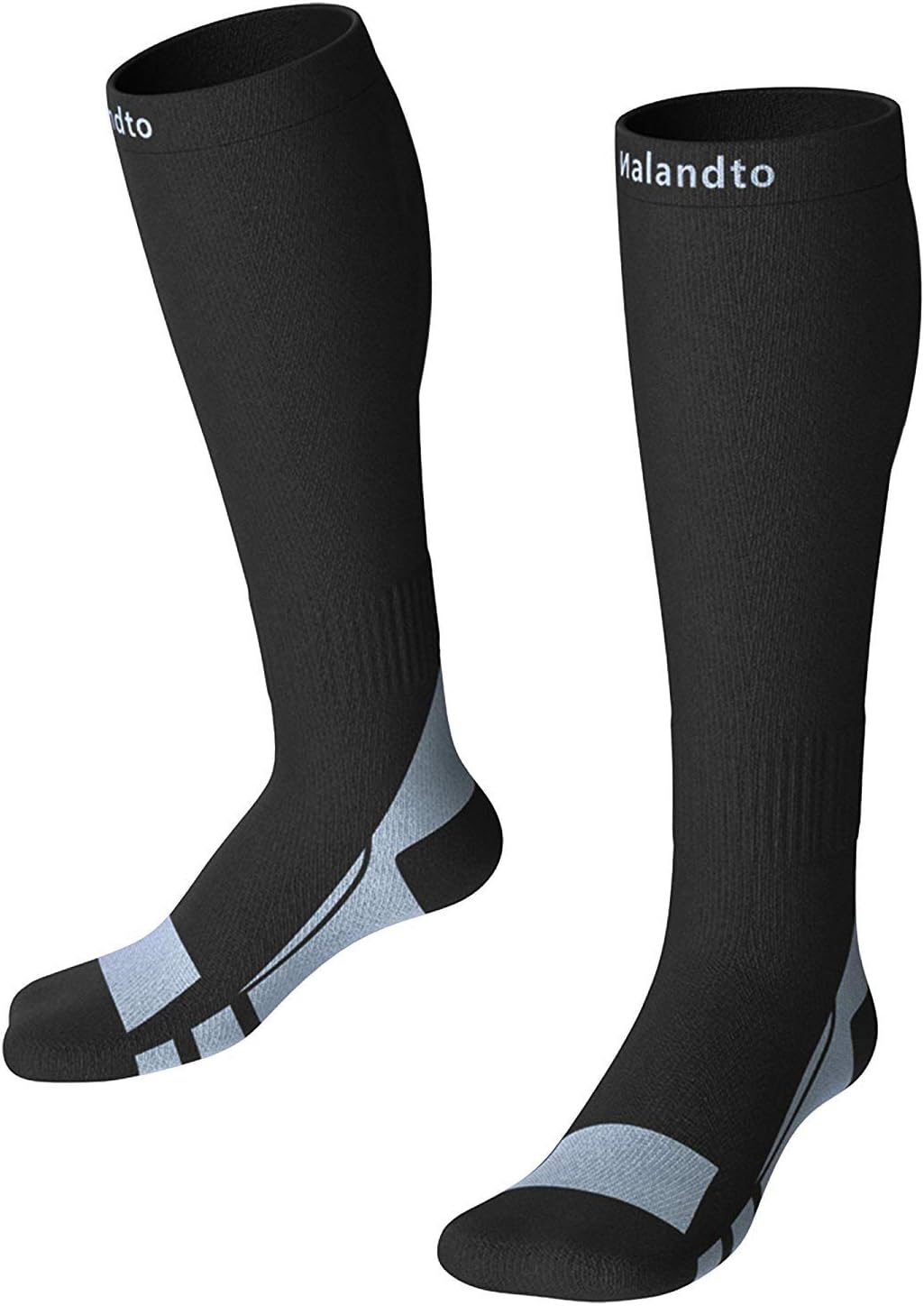 Compression Socks 20-30mmHg for Men & Women, Graduated Compression Stockings Socks for Nurse Pregnancy Sport Running Soccer Gym Cycling Travel Flight Hiking & Recovery by Nalandto