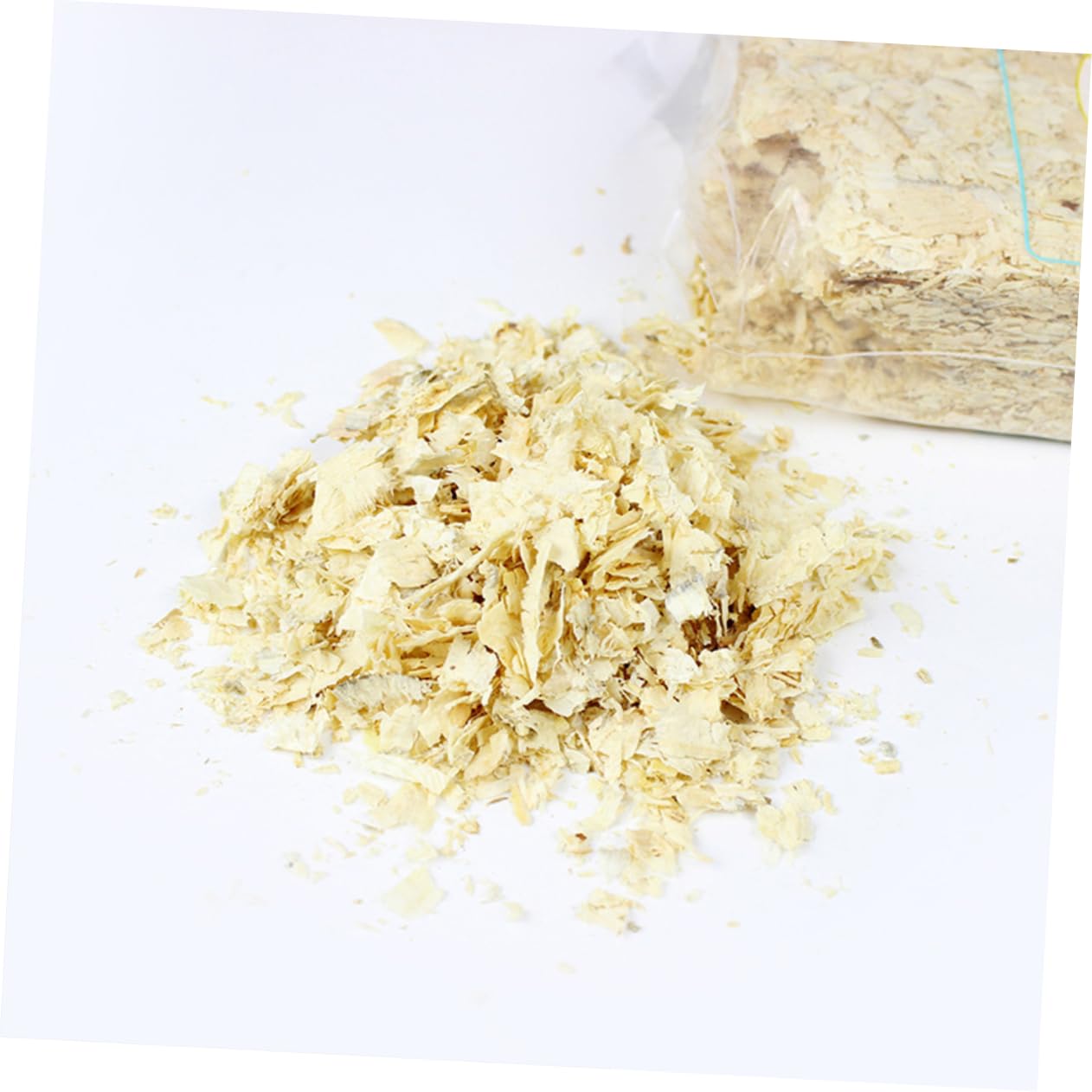 GALPADA 500g Hamsterholzspäne als Einstreu Natürliches Haustierstreu für Kleintiere Hobelspäne für Hamsterstreu Polstermaterial für Käfige und Gehege