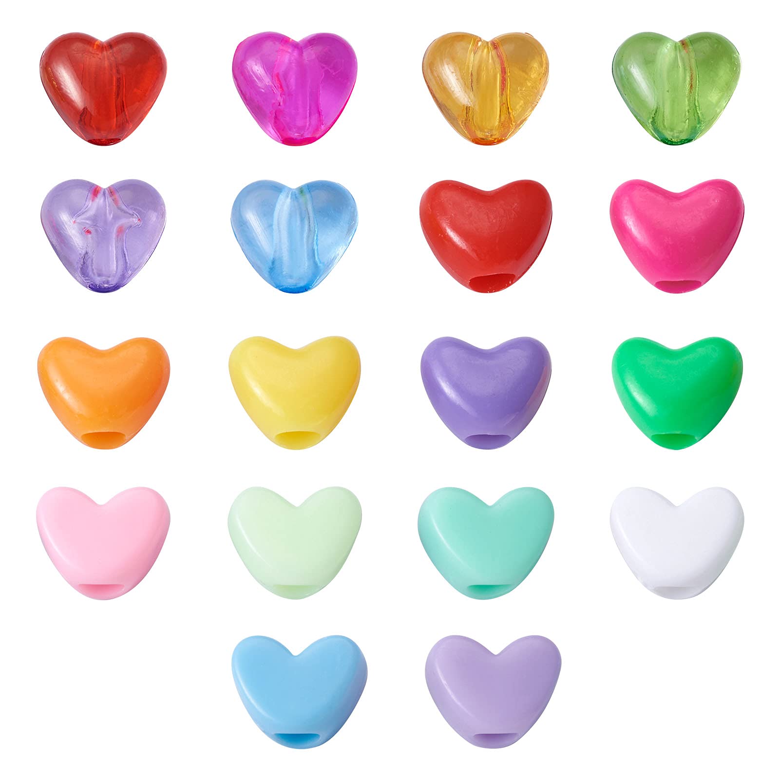 6 pezzi Supporto per composizioni floreali a forma di cuore, con 18 pezzi di asta di supporto, strumento in plastica per vasi fai-da-te, accessori per confezionamento di profumo, per profumo fatti a