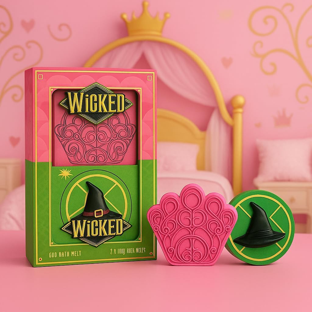 Official Wicked Gift Collection (Cosmtic Bag and Bath Bomb), Pink, Standard - Image 3