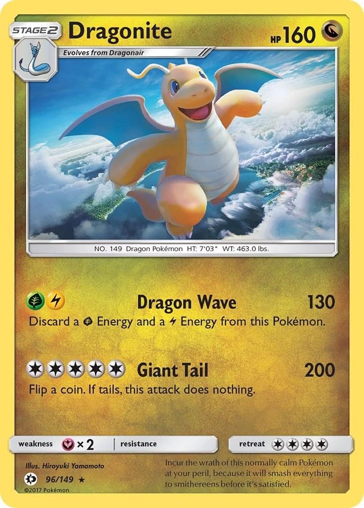 Pokemon - Dragonite - 96/149 - Sun & Moon - Rare Foil - Single Card