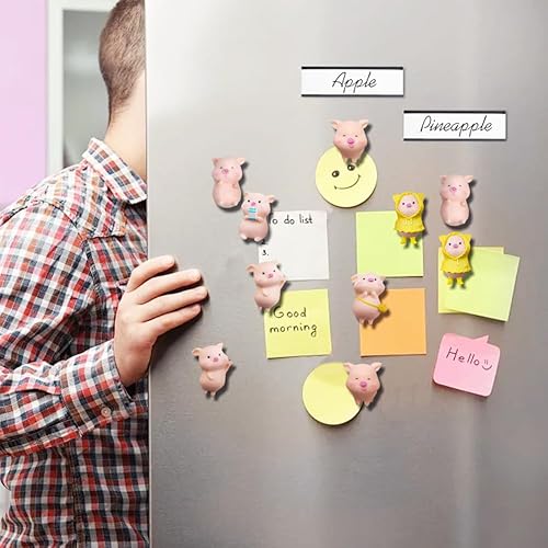 Miniatura 6 de Imanes para nevera, imanes de animales para refrigerador, Paxar 12 imanes, juego de imanes de cocina para el hogar para oficina, pizarras blancas,