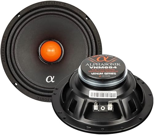 Miniatura 6 de Alphasonik VBT800 VENUM PRO Series 4 pulgadas de alto rendimiento Super Bullet Tweeter para audio de coche 600 vatios máximo 150 vatios RMS bobina