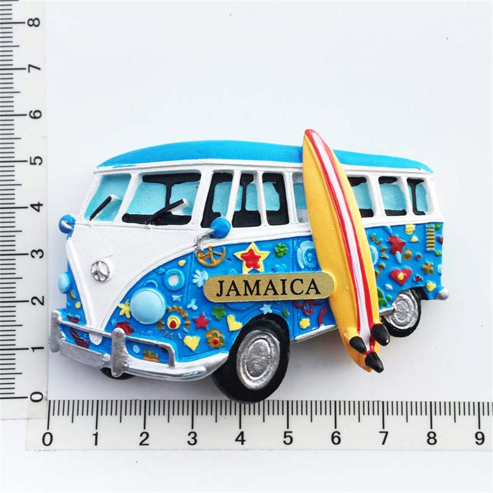 3D Jamaica Koelkast Magneet Reizen Souvenir Gift Thuis Keuken Koelkast Decoratie Magnetische Sticker Craft Collection