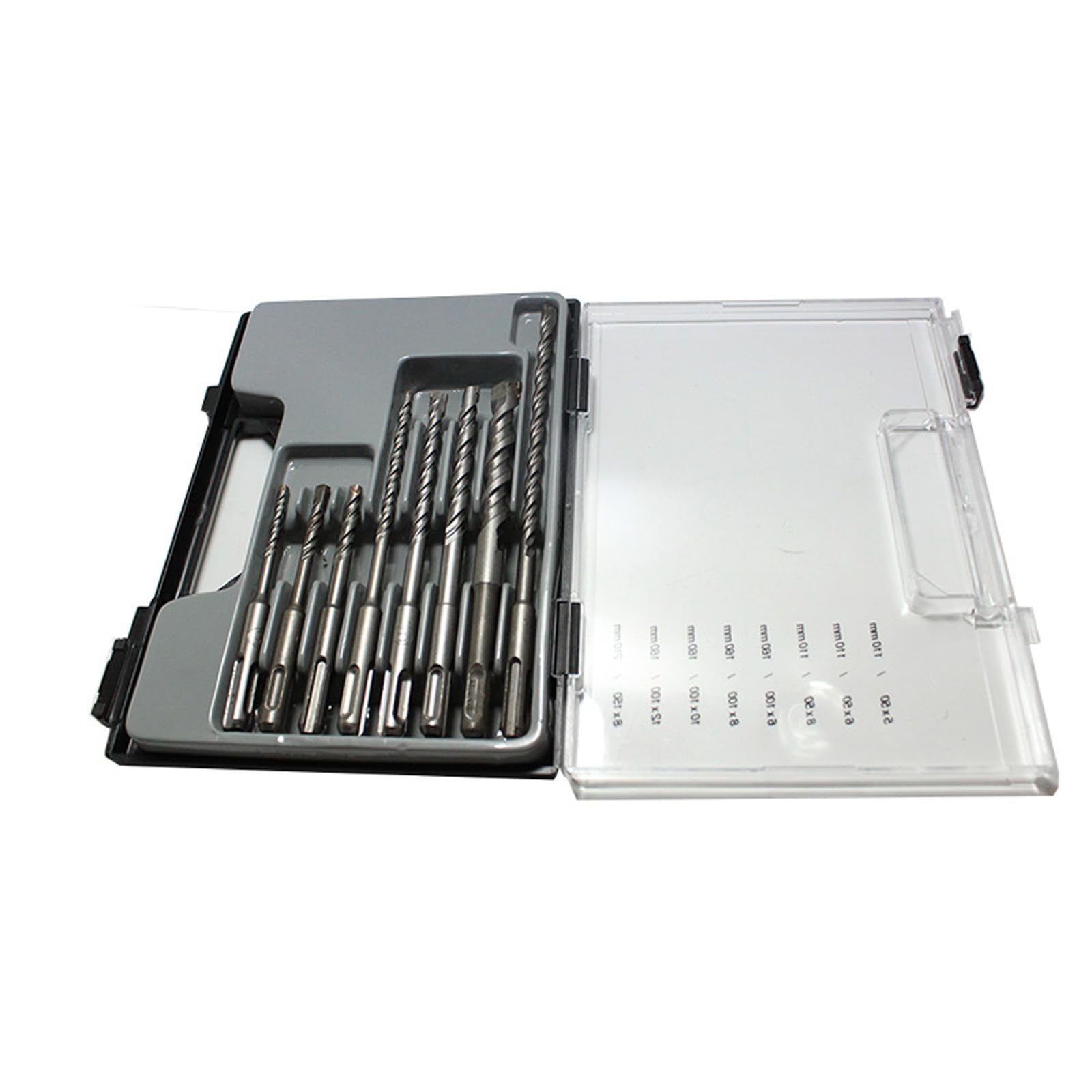 Efficiency Rotary Hammers Drill Bit with Sharpness Spirals Design for Reduced Slippage Includes Storage Box Masonry Drill Bits for Concrete