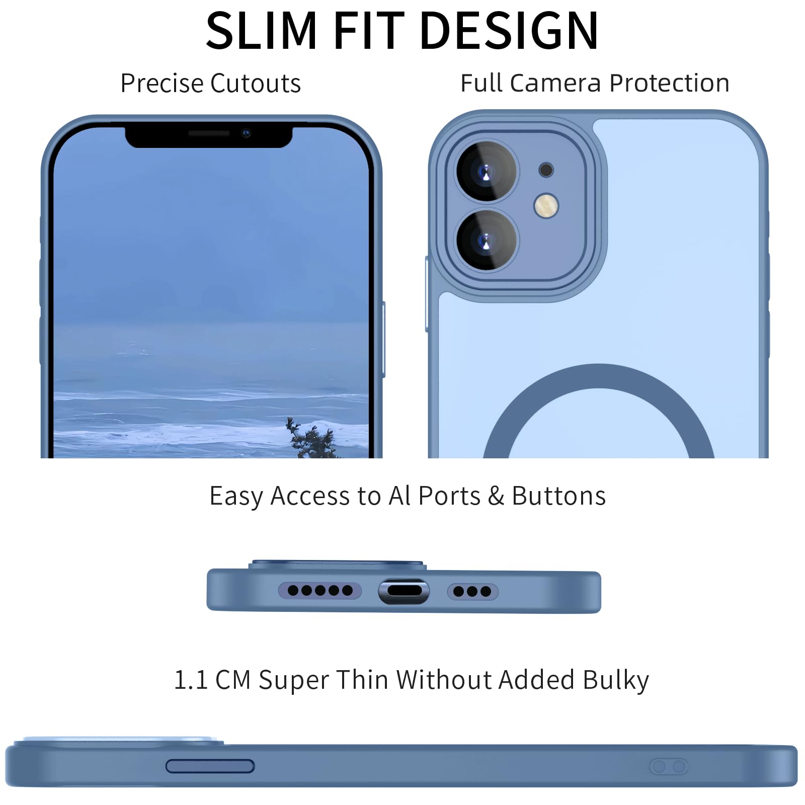 YUANDMI iPhone 12 Case Magnetic - Image 3