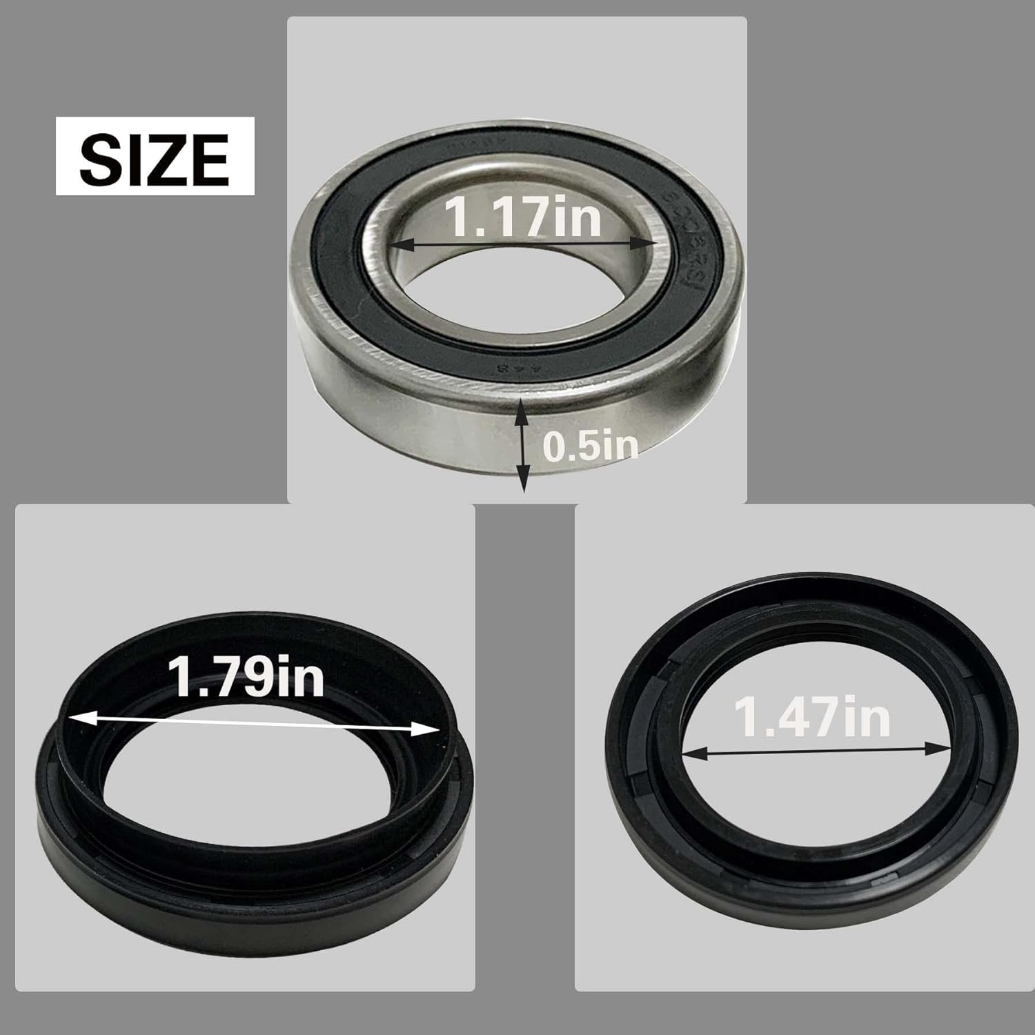 Wheel Bearings and Seals Kit Fit for Yamaha Rhino 450 660 700(2004-2013) Include HiSUN UTV 400 500 700 Massimo Bennche Coleman Supermach