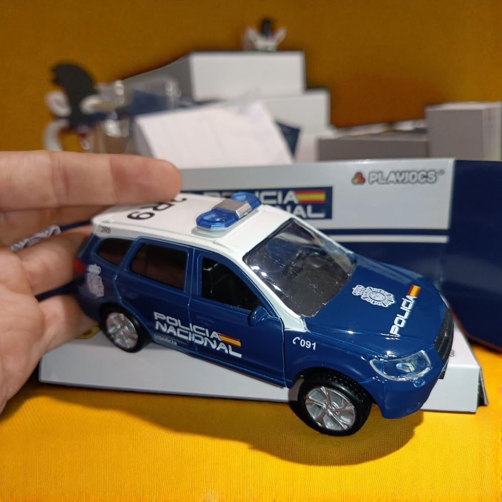 BDM Modèles à l'échelle de la Police nationale et de la Garde civile | Collection voiture et hélicoptère | Réplique fidèle officielle pour vitrine | Véhicules emblématiques d'Espagne