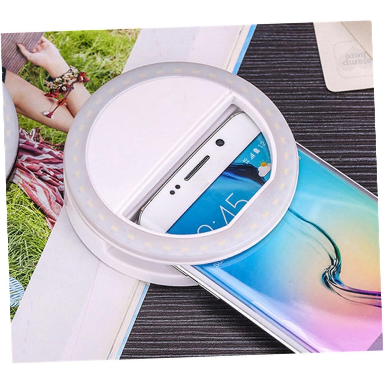 Hemobllo Ring Cell Phone White