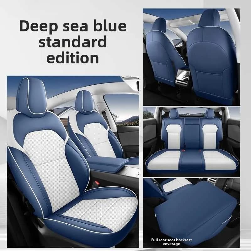 Protégez vos sièges de Tesla Model Y avec ces housses bleues - 2