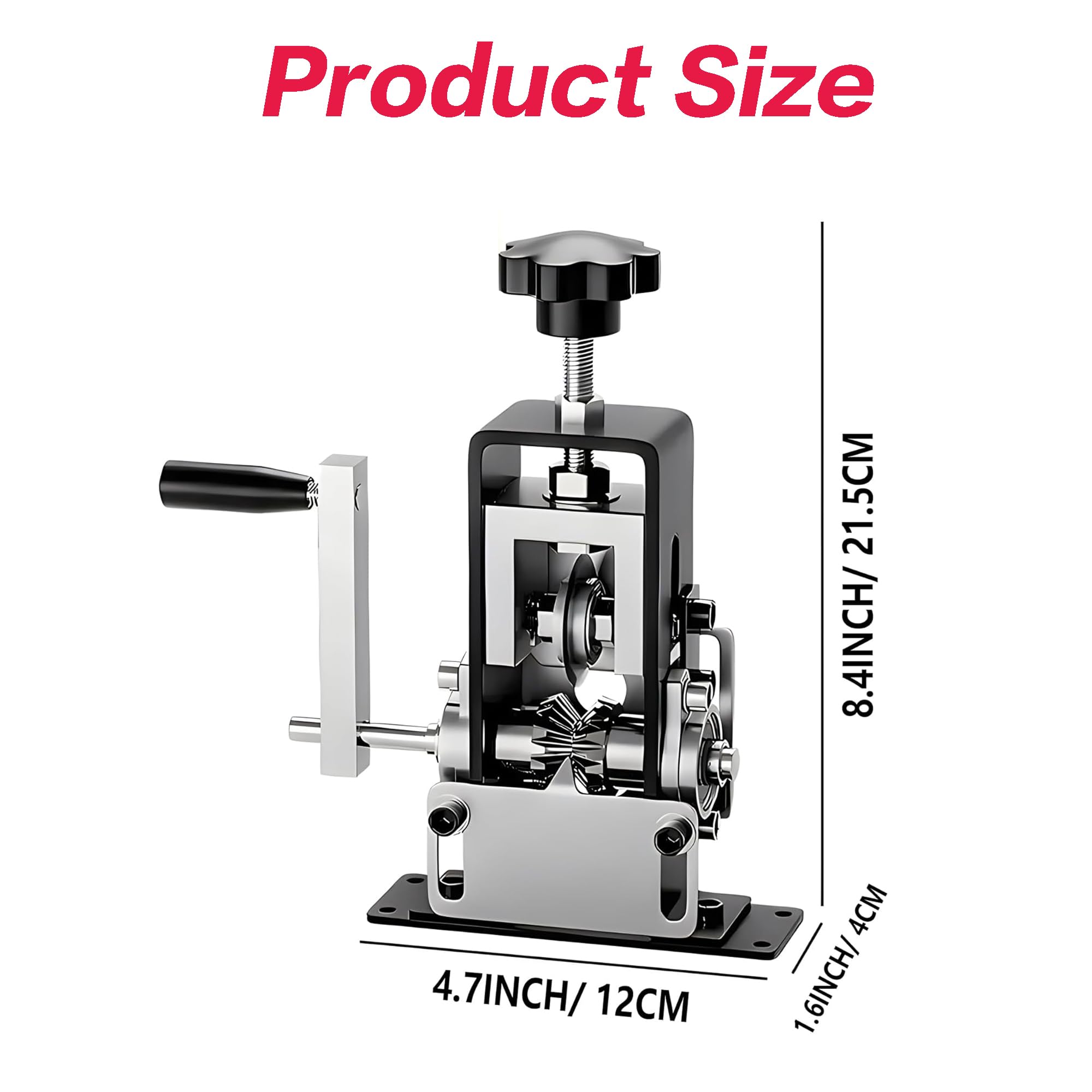 Manual Wire Stripping Machine Gauge Wire 0.04-1 inches, Scrapping Copper Wire Peeler Machine, Drill Powered Cable Wire Peeler Stripping Tool with Hand Crank for Scrap Copper Wire Cable Recycling