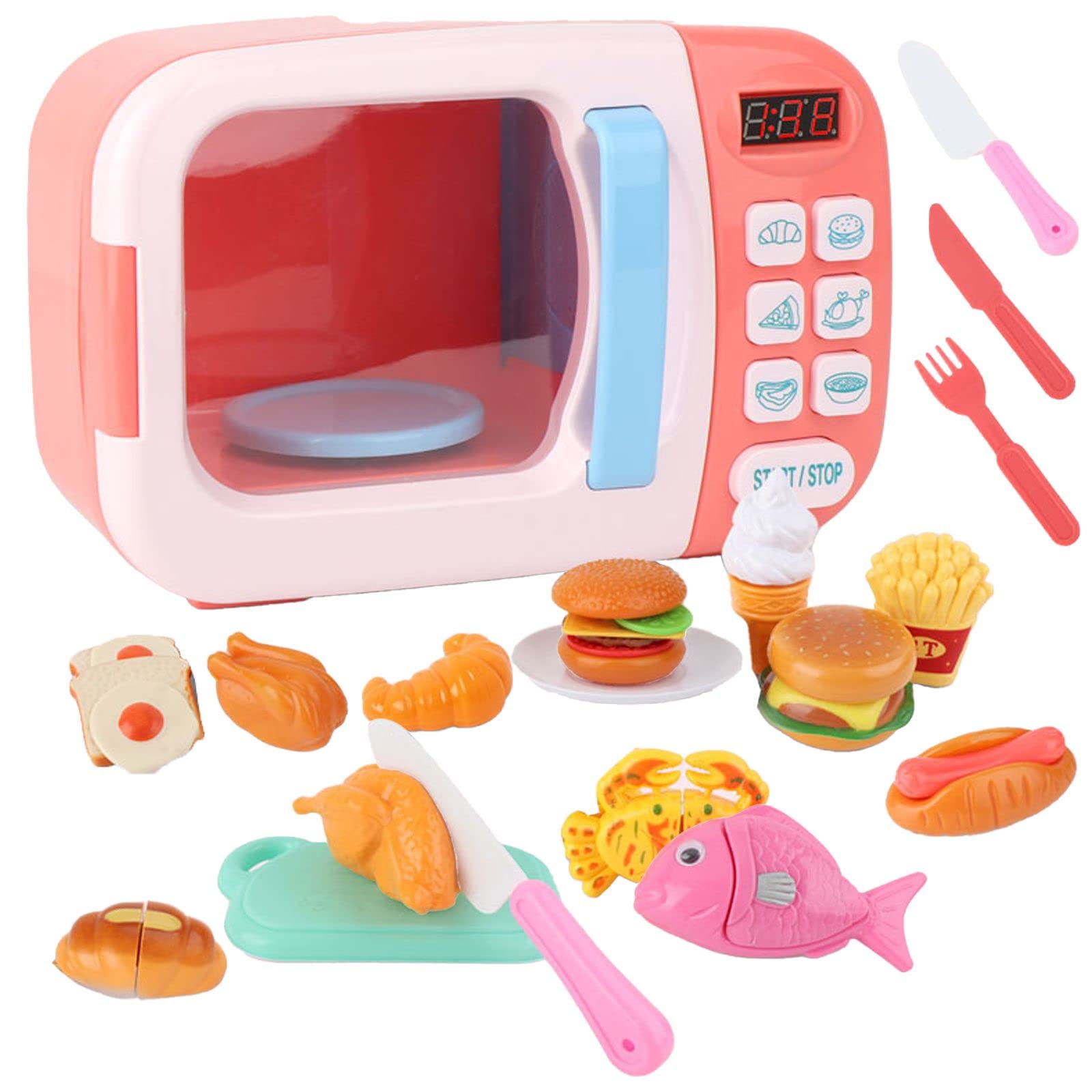 Amazon | TOMMYFIELD 電子レンジ おもちゃ おままごと キッチン 子供