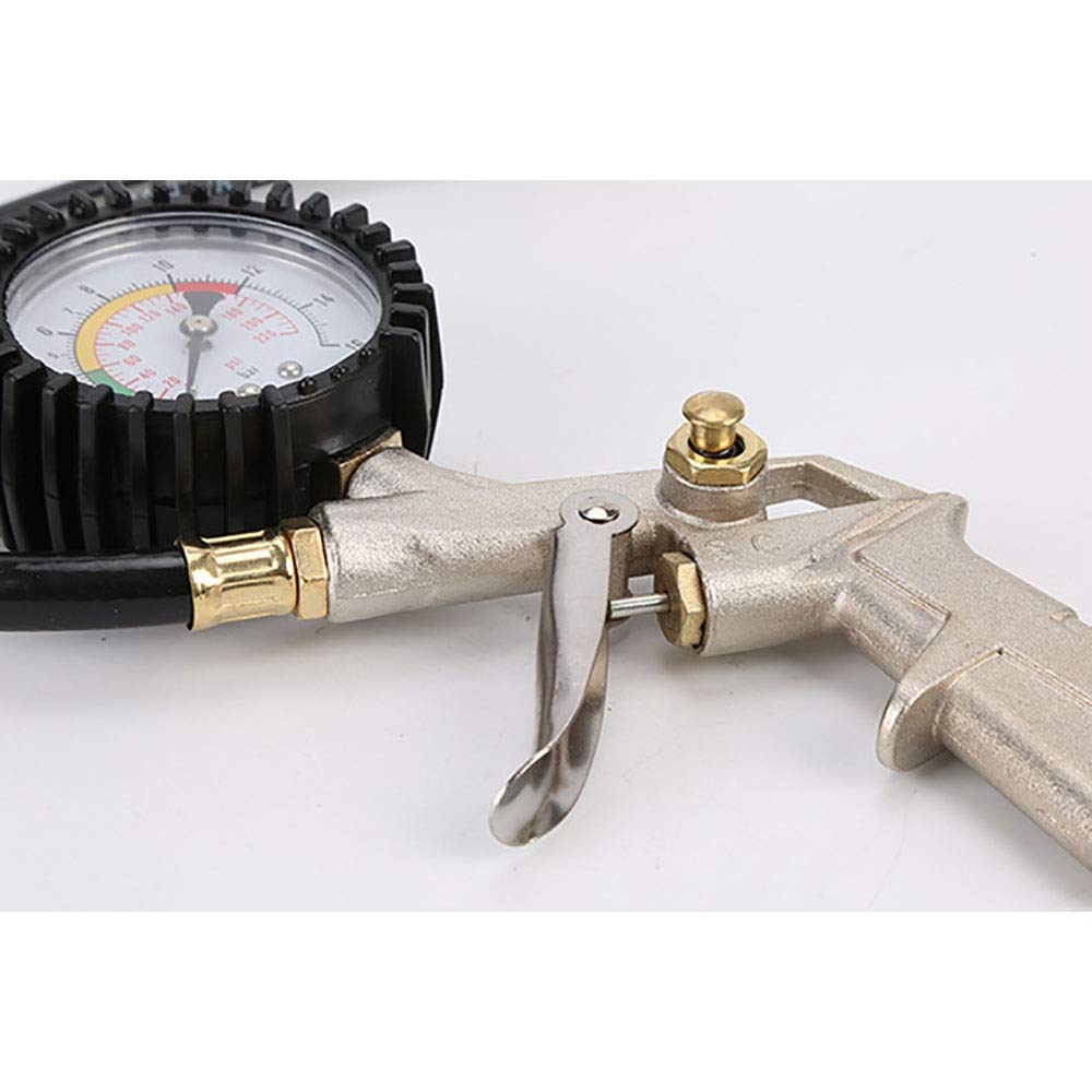 Manometro per pneumatici Manometro per pneumatici Manometro per pneumatici Pistola Manometro per pneumatici per automobili Rilevatore di pressione per pneumatici Pistola ad aria di ricarica per la man